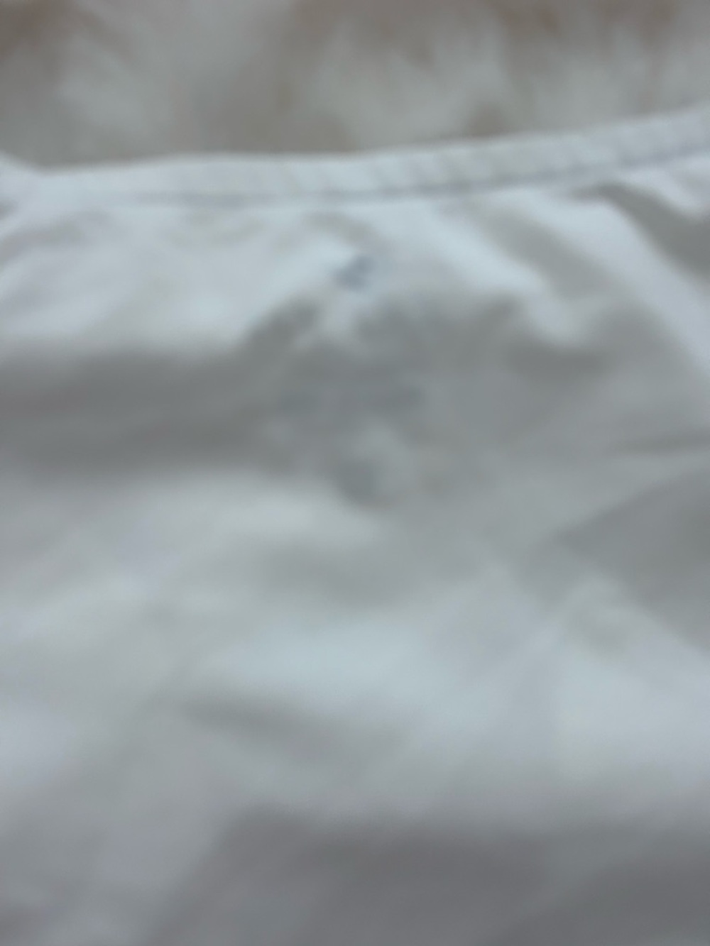 Nike Women's White Short Sleeve V-Notch Athletic Tee - Picture 4 of 5